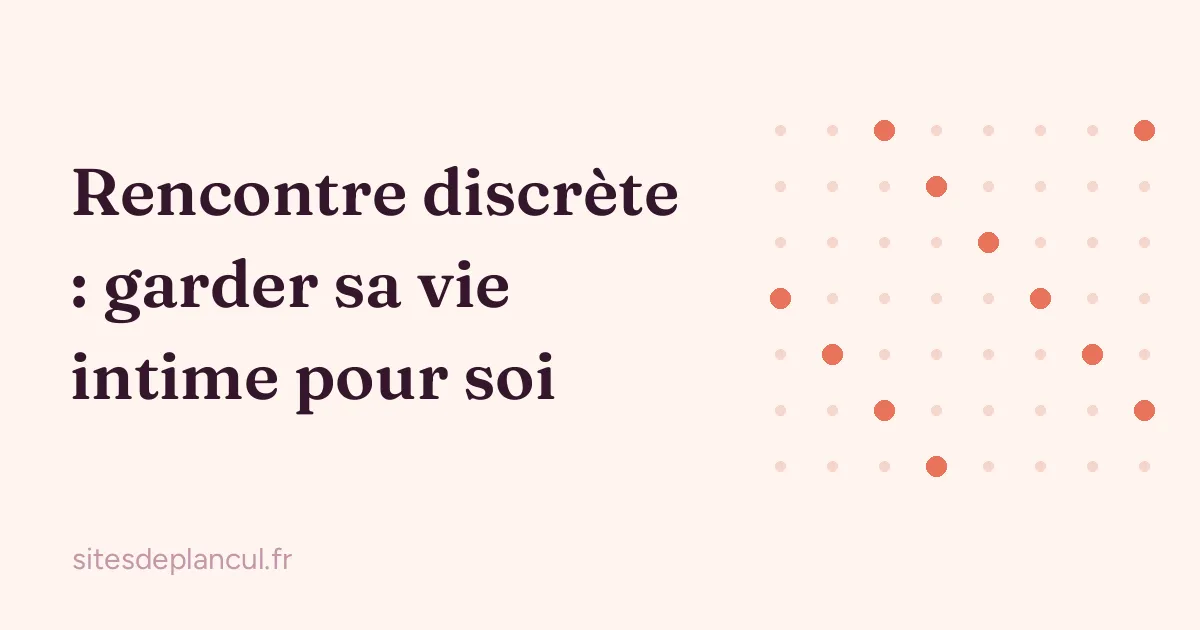 Illustration : rencontre discrète